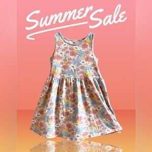 H&M Floral Kids Dress - Pink and Blue
